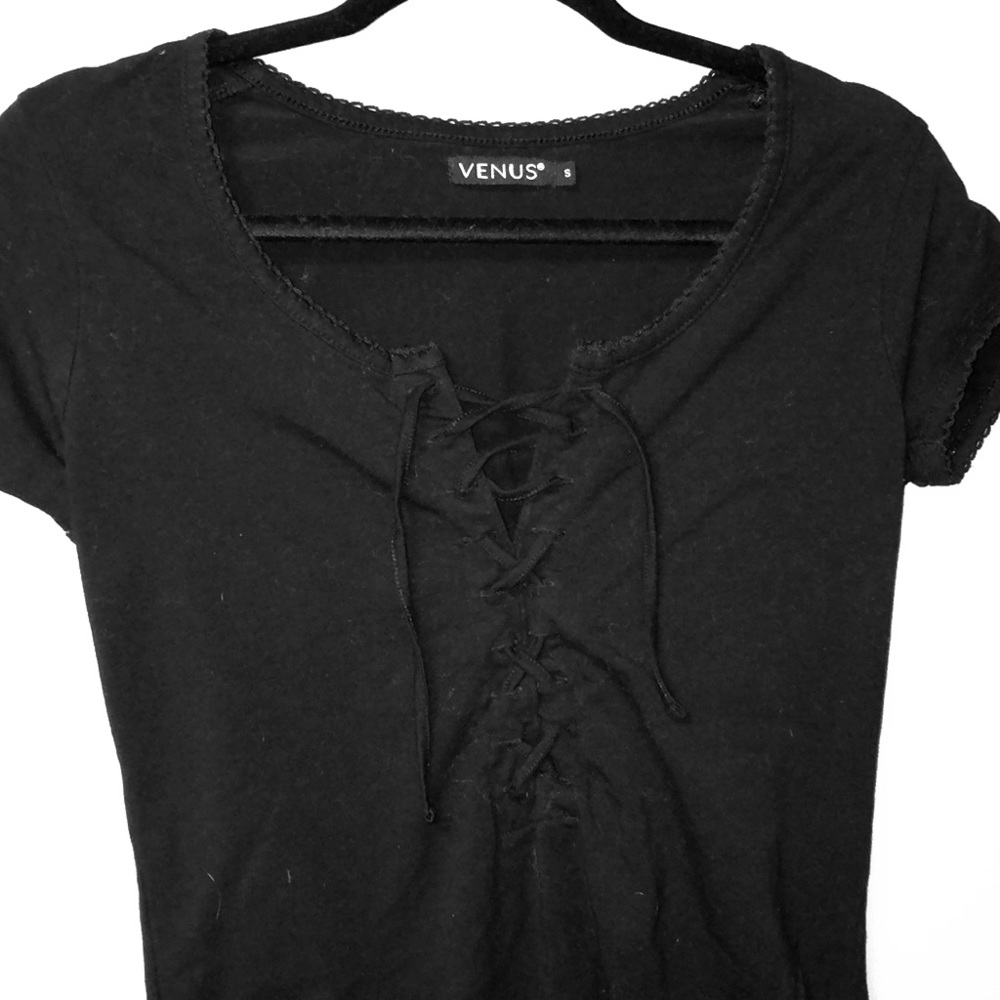 FREE with any purchase - Venus lace up tee